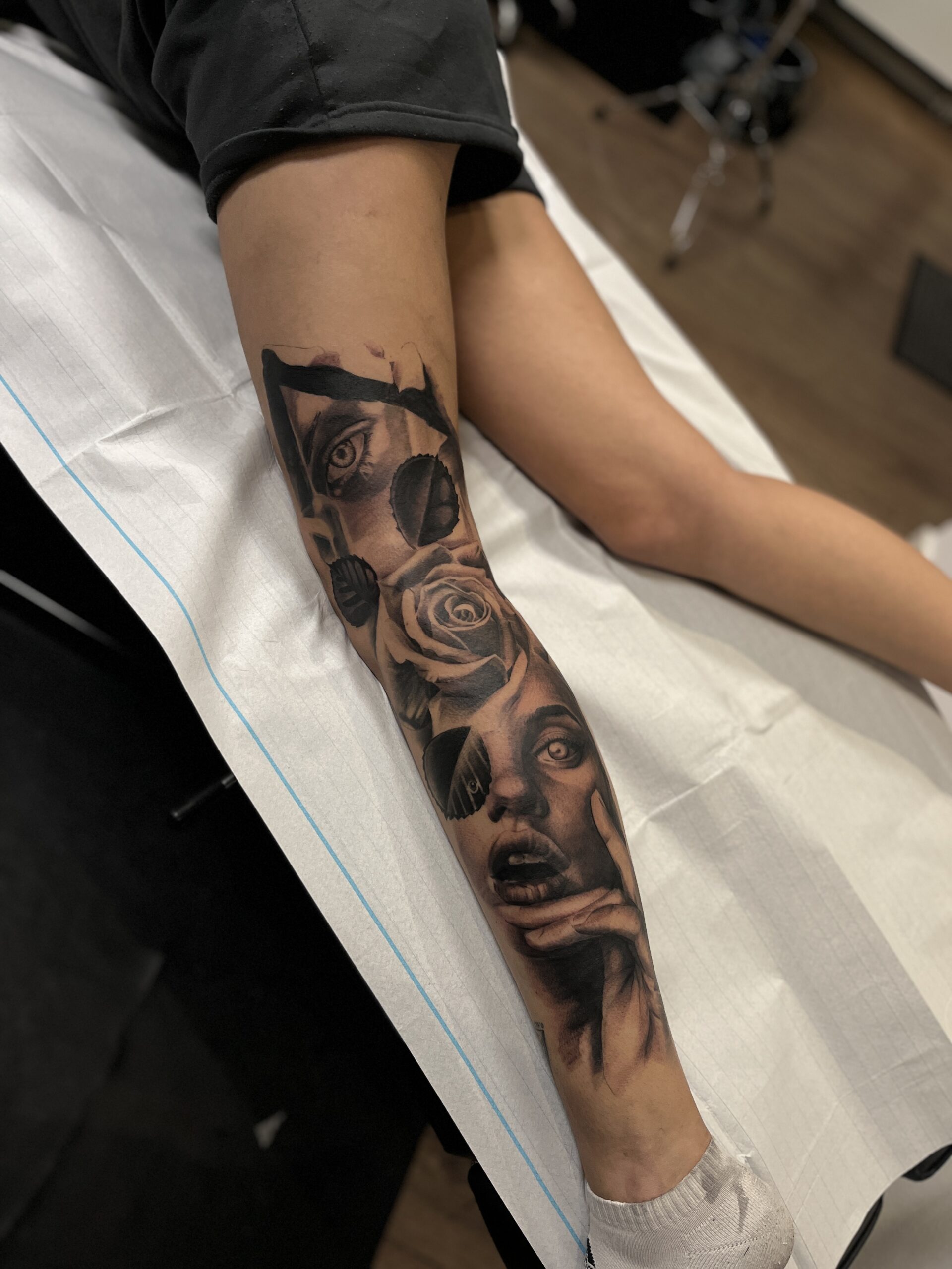 Custom-Tattoo von Billy